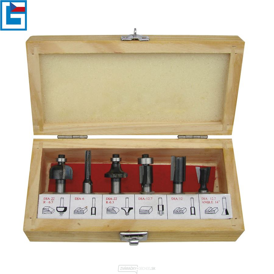 Náhradné frézy k OF 1200 E - 6 ks