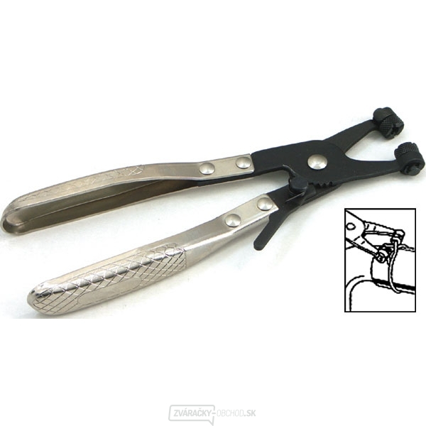 Kliešte na jednoduché samosvorné hadicové spony 