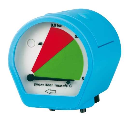 Aircraft Manometer rozdielu tlaku MDM 60 C s beznapäťovým kontaktom alarmu 2053066