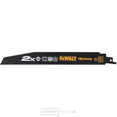 DT2308L Pílový list EXTREME GENERAL PURPOSE pre mečové píly, dĺžka 228 mm DeWalt - 1ks