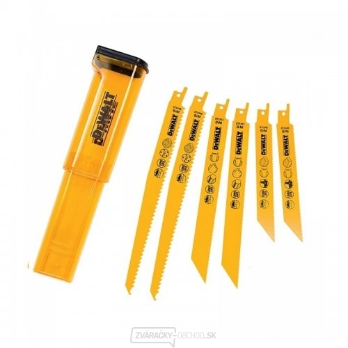 DT2444 6dielna sada pílových plátkov pre mečové píly DeWalt