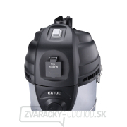 Vysávač dielenský, multifunkčný so zásuvkou a funkciou čistenie filtra, 30l, 6m kábel, 3m hadice, 1400W náhled