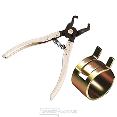 Kliešte na tříkoncové spony palivových hadiček 