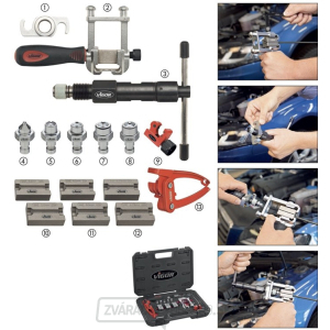 Sada nástrojov pre úpravu koncov trubičiek VIGOR V1728 Sada nástrojov pre úpravu koncov trubičiek VIGOR V1728 gallery main image