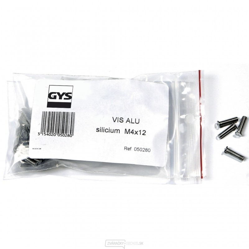 Hliníkové svorníky s příměsí křemíku GYS M4