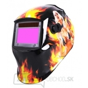 Samostmievacie zvárací kukla - dizajnová FLAMES gallery main image