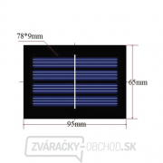 Fotovoltaický solárny článok 2V/0,4W (panel) Náhľad