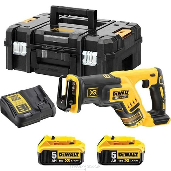 Aku mečová píla 18V 2x5,0Ah DeWALT DCS367P2