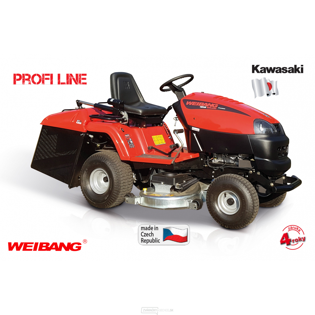 Zahradný traktor Weibang 1802 GALAXI Premium