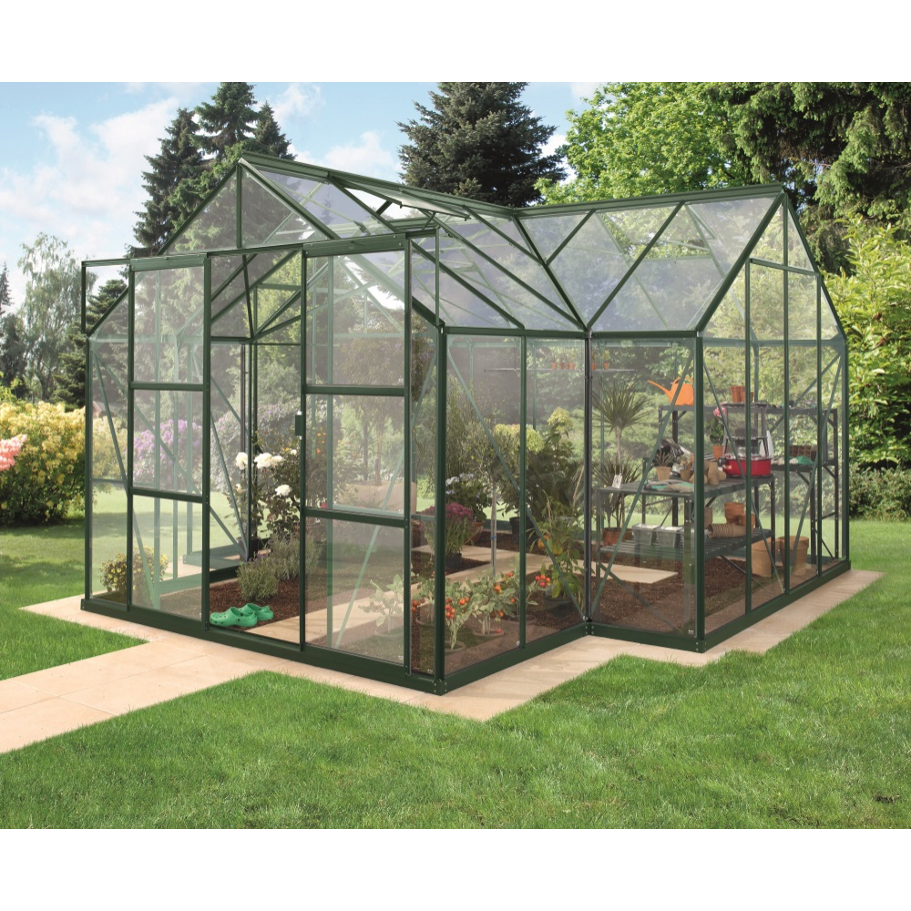 Skleník VITAVIA SIRIUS číre sklo 3 mm zelený