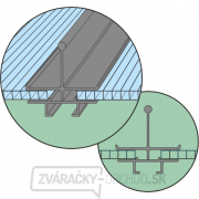 Skleník VITAVIA TARGET 6200 PC 4 mm strieborný náhled