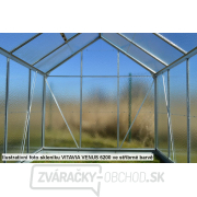 Skleník VITAVIA VENUS 3800 matné sklo 4 mm zelený Náhľad
