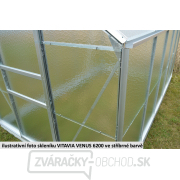 Skleník VITAVIA VENUS 7500 matné sklo 4 mm zelený Náhľad