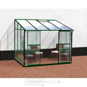 Skleník VITAVIA IDA 5200 matné sklo 4 mm + PC 6 mm zelený