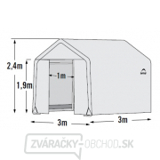 Plachtový skleník SHELTERLOGIC 3,0 x 3,0 m - 35 mm - 70656EU Náhľad