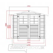 Záhradný domček SOLID PAVEL 290 x 250 cm Náhľad
