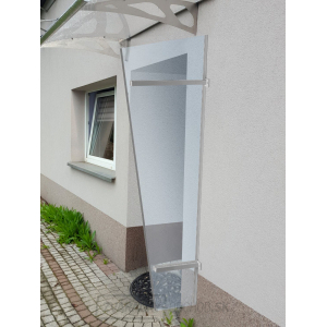 Univerzálny bočná stena Lanitplast UNI strieborná / PLEXI gallery main image