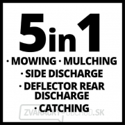 Kosačka benzínová GE-PM 48 S HW-E Li (1 x 1,5 Ah) náhled