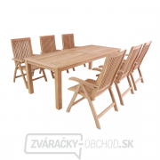 Garland Flores 6+ sestava nábytku z teaku (6x poloh. křeslo Aston, 1x stůl Oceana) gallery main image