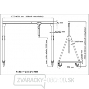 Portálový žeriav LT2-1000 Náhľad