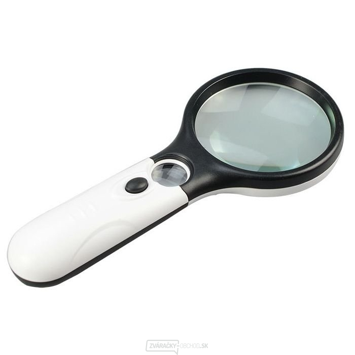 Lupa s 2 šošovkami as LED osvetlením 6902B