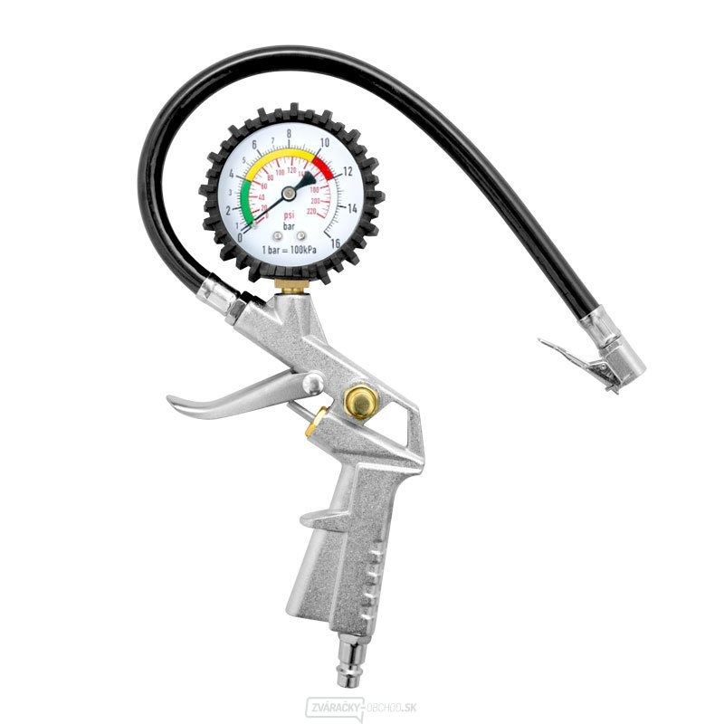 Pištolový pneuhustič s tlakomerom TG03