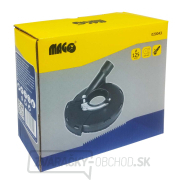 Odsávací kryt s kefovým vencom, 125mm Náhľad