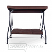 Záhradná hojdačka BARCELONA - Hnedá náhled