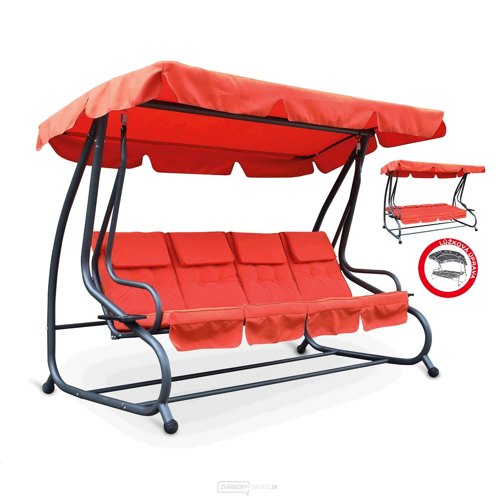 Záhradná hojdačka MILANO Oranžová