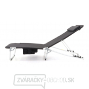 Lehátko BEACH - čierna náhled