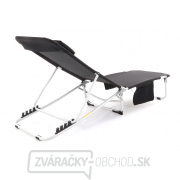 Lehátko BEACH - čierna náhled