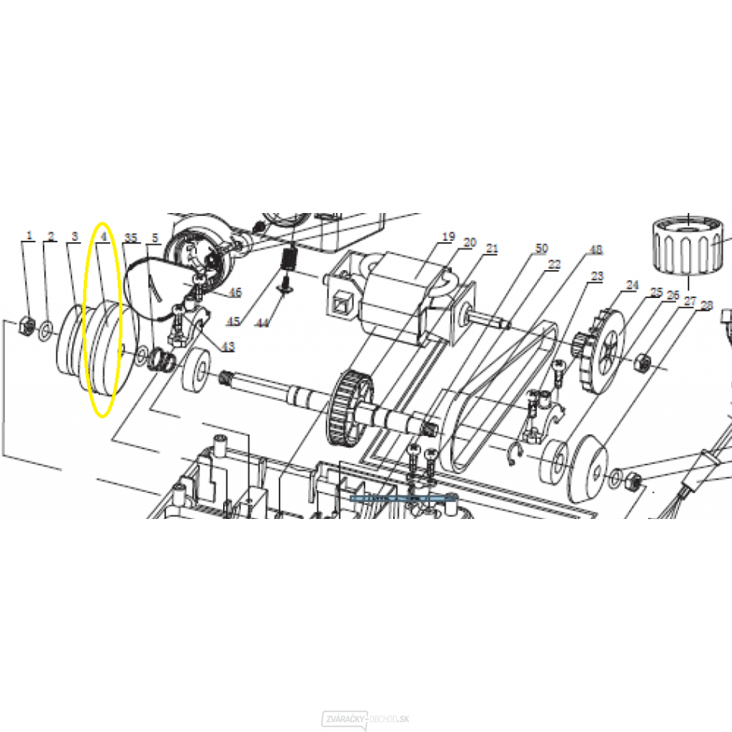 Brúsny kotúč na nožnice k brúske Holzmann USG950