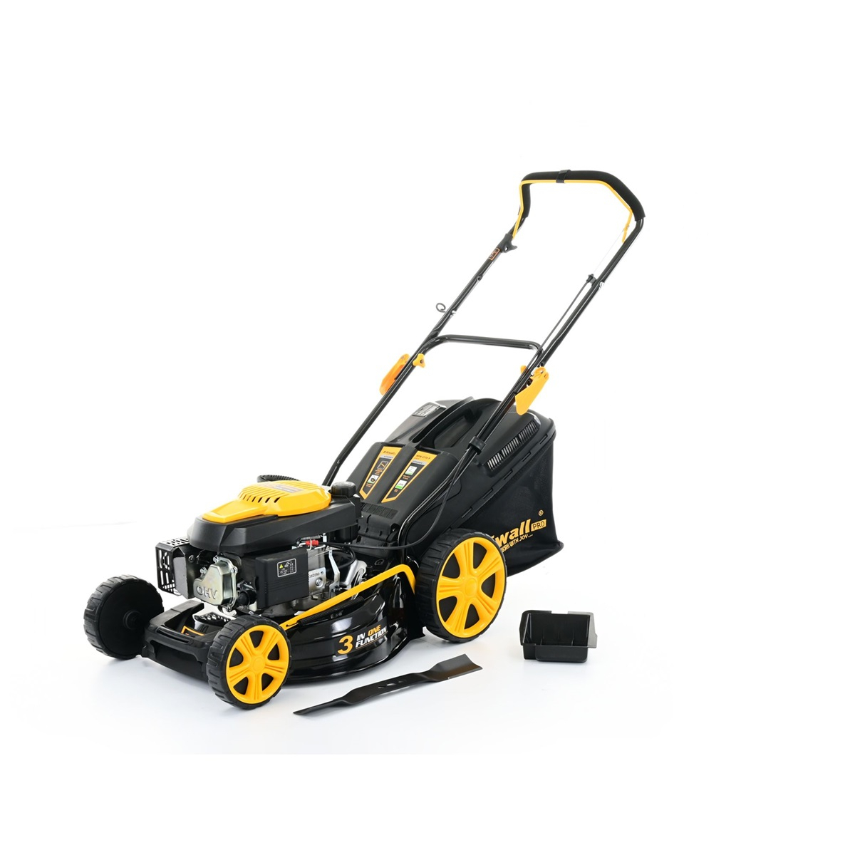 Kosačka na trávu Riwall PRO RPM 4735 P 3v1 bez pojazdu Náhľad