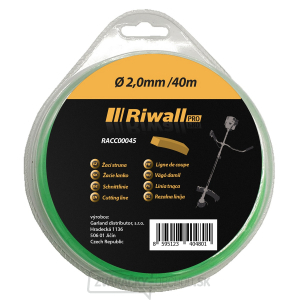 Žacie lanko pr. 2mm, dĺžka 40m, štvorcový prierez Riwall PRO Žacie lanko pr. 2mm, dĺžka 40m, štvorcový prierez Riwall PRO