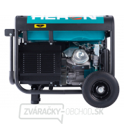 Elektrocentrála benzínová HERON 13HP/6,0kW (400V), 2x2,2kW (230V), podvozok Náhľad