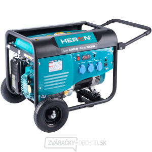 Elektrocentrála benzínová 5,5 kW / 13HP, pre zváranie, podvozok Elektrocentrála benzínová 5,5 kW / 13HP, pre zváranie, podvozok gallery main image