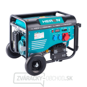 Elektrocentrála Heron 15HP/6,8kW (400V), 5,5 kW (230V), elektrický štart, podvozok náhled