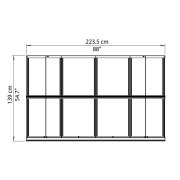 Palram Herald 2230 vchodová strieška náhled