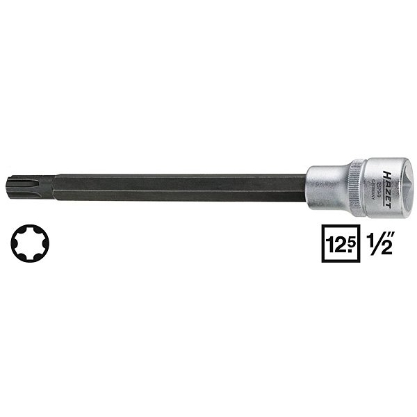 Zástrčná hlavice pre montáž skrutiek hláv valcov motorov HAZET 2579-9