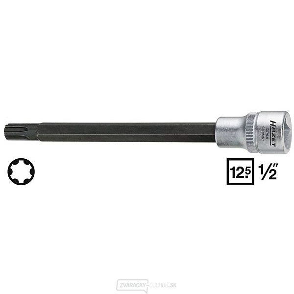 Zástrčná hlavice pre montáž skrutiek hláv valcov motorov HAZET 2579-9