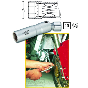 Nástrčná hlavica na zapaľovacie sviečky 16 mm HAZET 4766