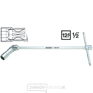 Kľúč s nástrčnou hlavicou na zapaľovacie sviečky 16 mm HAZET 4767 AKF