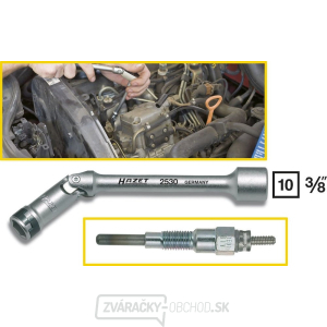 Nástrčná hlavica na žeraviace sviečky 10 mm HAZET 2530 Nástrčná hlavica na žeraviace sviečky 10 mm HAZET 2530 gallery main image