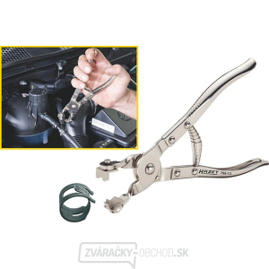 Kliešte na páskové/perové samosvorné hadicové spony HAZET 798-13 Kliešte na páskové/perové samosvorné hadicové spony HAZET 798-13 gallery main image