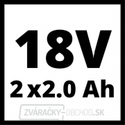 Batéria Power X-Change 18V (2x2,0 Ah) TwinPack Aku Einhell náhled