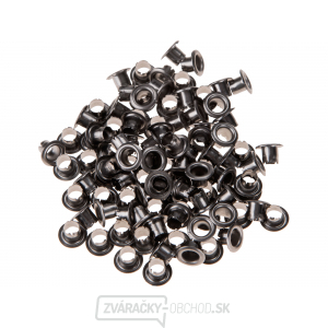 Očká-druky, sada100ks, farba šedý nikel Očká-druky, sada100ks, farba šedý nikel gallery main image