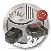 Scheppach CID30-20Li aku 20V dvojrýchlostný vŕtací skrutkovač s príklepom + 2x batéria 1,5 Ah + nabíjačka + kufor Náhľad