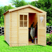 záhradný domček Lanitplast LENA 200 x 200 cm gallery main image