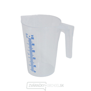 Průhledná polypropylénová odměrná nádobka 0,5 l Průhledná polypropylénová odměrná nádobka 0,5 l gallery main image