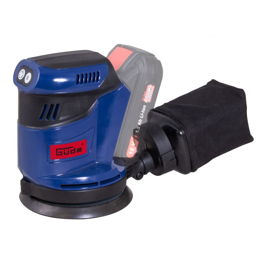 Akumulátorová excentrická brúska Güde EXS 18-0